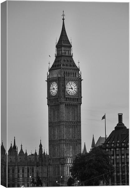 Londons Big Ben Canvas Print by Dean Messenger