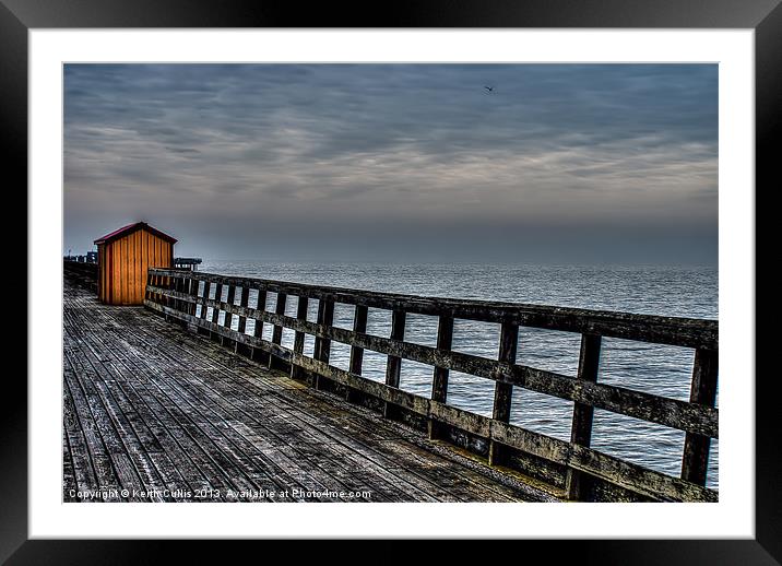 Pier Hut Framed Mounted Print by Keith Cullis