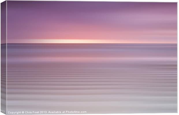 Embleton Bay Ripples Canvas Print by Chris Frost
