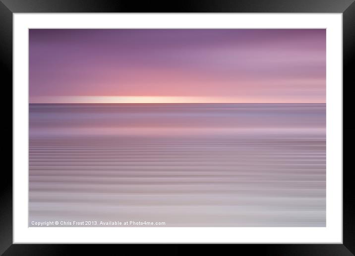 Embleton Bay Ripples Framed Mounted Print by Chris Frost