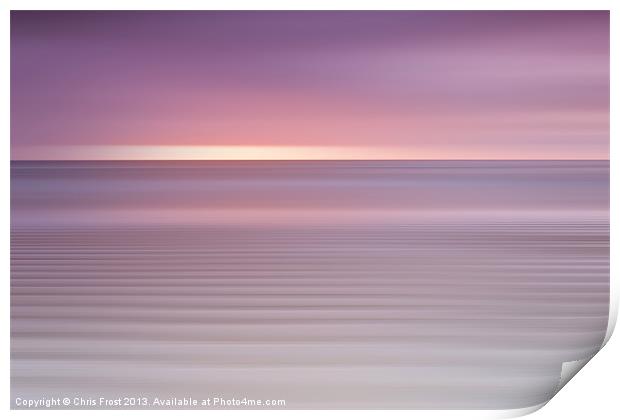 Embleton Bay Ripples Print by Chris Frost