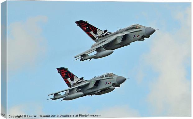 Two Tornado Jets dambusters special Canvas Print by Louise  Hawkins