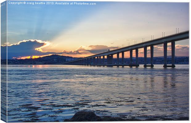 Dundee Sunset Canvas Print by craig beattie