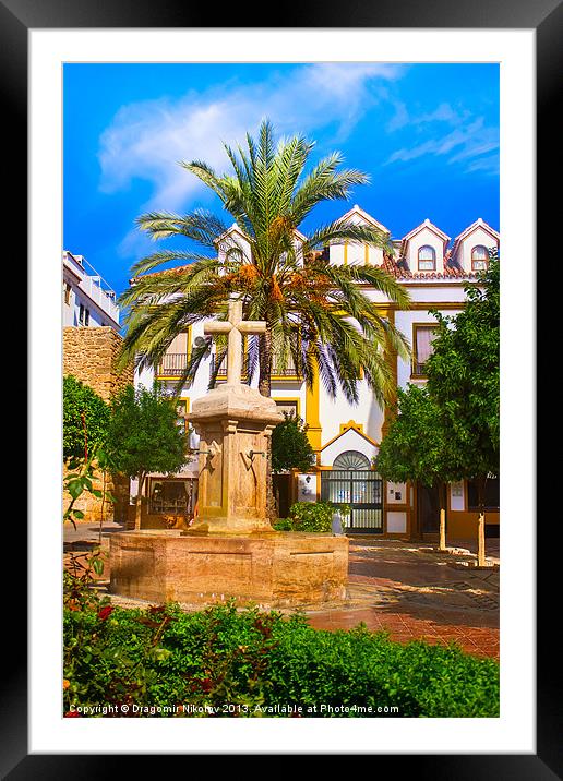The Old Town of Marbella Framed Mounted Print by Dragomir Nikolov