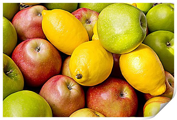 apples and lemons Print by Dragomir Nikolov