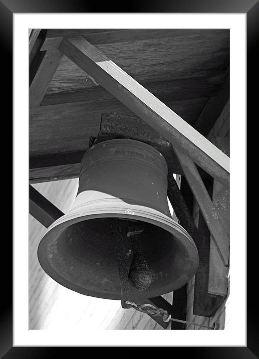 Church Bell Framed Mounted Print by