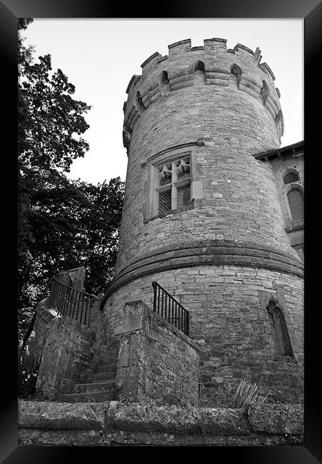 Castle turret Framed Print by