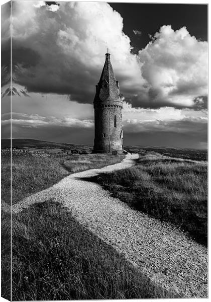 Hartshead Pike, Greater Manchester UK Canvas Print by Andy McGarry