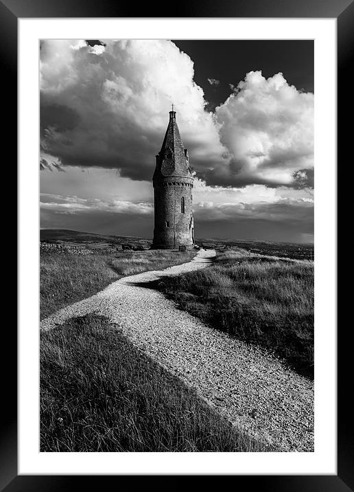 Hartshead Pike, Greater Manchester UK Framed Mounted Print by Andy McGarry