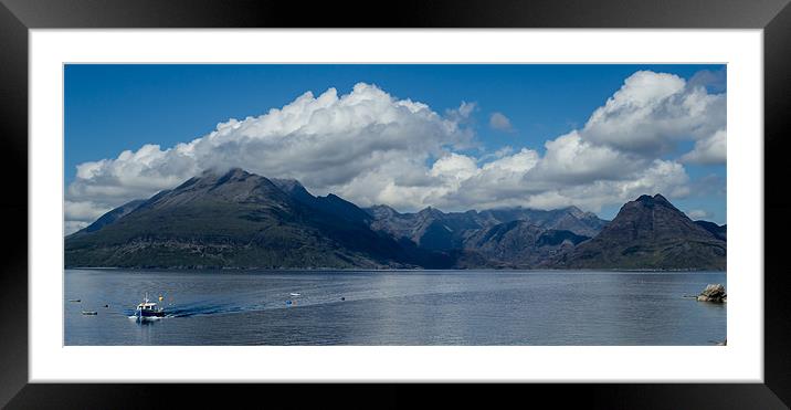 Cuillin Range - Isle of Skye Framed Mounted Print by Andy McGarry