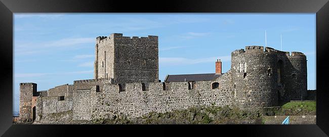 carrickfergus castle Framed Print by william sharpe