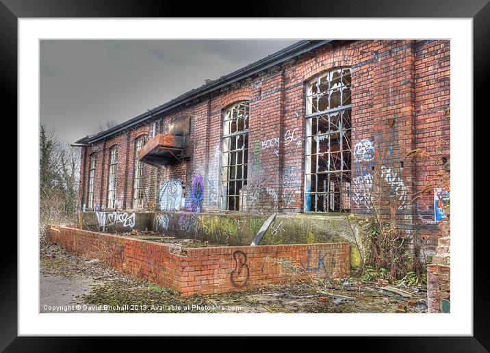 The Old Engine Shed. Framed Mounted Print by David Birchall