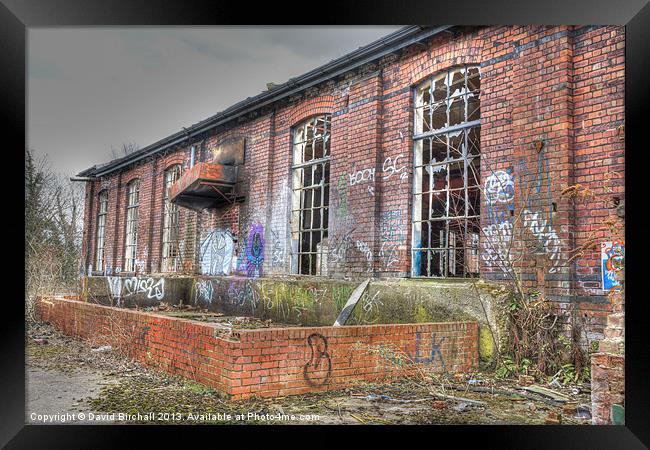 The Old Engine Shed. Framed Print by David Birchall