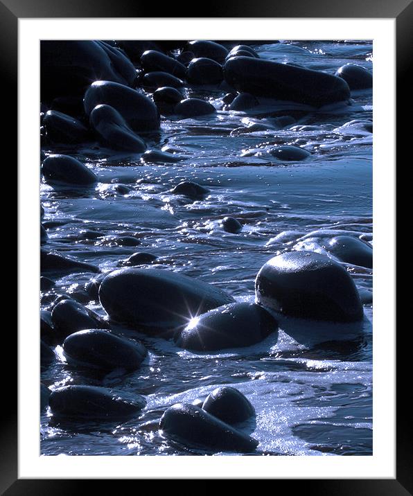 Twinkle on The Rocks Framed Mounted Print by Mike Gorton