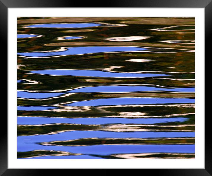 A Serene Blue Dream Framed Mounted Print by Mike Gorton