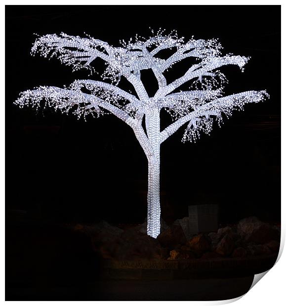 Tree of Light - 3rd version Print by Paul Piciu-Horvat