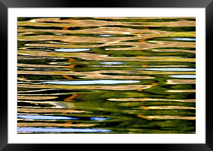 Tranquil Ripples Framed Mounted Print by Mike Gorton
