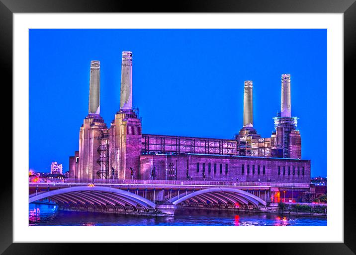 Battersea Power Station Framed Mounted Print by Phil Robinson