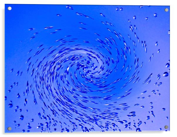Whirlpool Art Acrylic by David Pyatt
