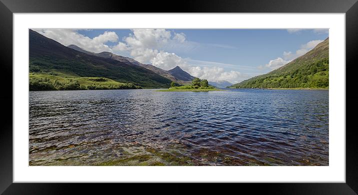 Loch Leven scotland Framed Mounted Print by Andy McGarry