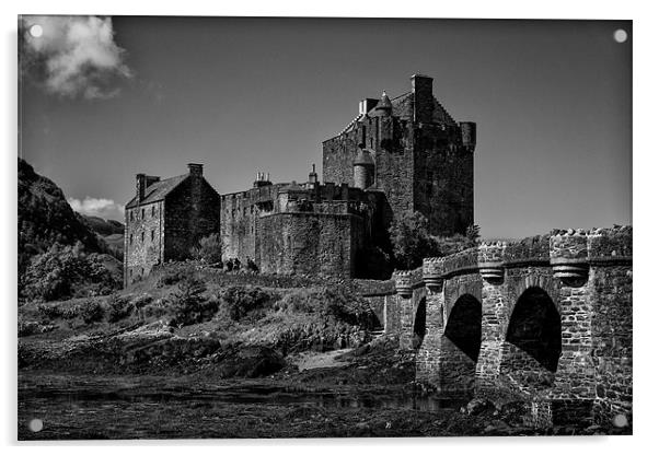 Eilean Donan Castle Acrylic by Andy McGarry