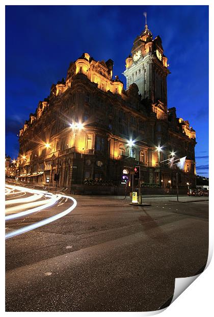 Balmoral Hotel Edinburgh Print by James Marsden