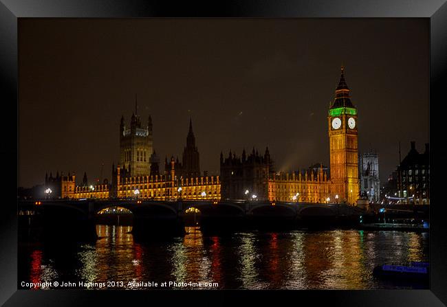 London's Iconic Landmark Framed Print by John Hastings