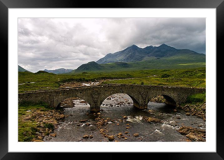 Sligachan, Isle of Skye, Scotland Framed Mounted Print by Jacqi Elmslie