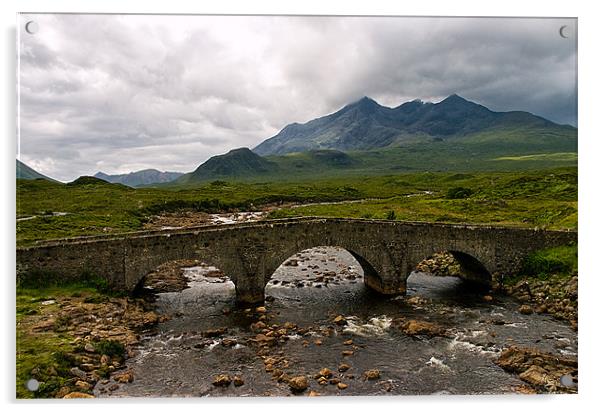 Sligachan, Isle of Skye, Scotland Acrylic by Jacqi Elmslie