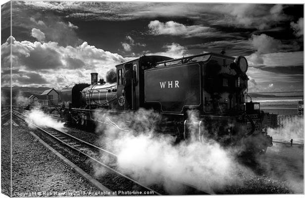 Steaming Clouds Canvas Print by Rob Hawkins