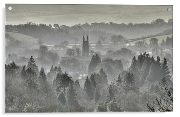 Misty Widecombe in the Moor Acrylic by Rosie Spooner