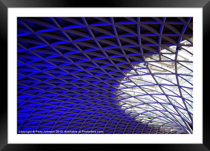 KX Ceiling Framed Mounted Print by Perry Johnson