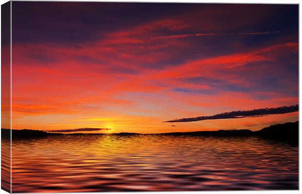 The Golden Hour Canvas Print by Rob Lester