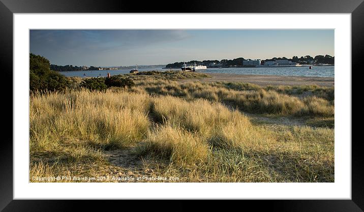 Poole Harbour Entrance Framed Mounted Print by Phil Wareham