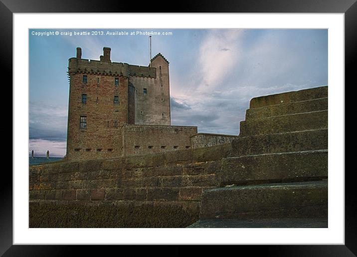 Broughty Harbour and Castle Framed Mounted Print by craig beattie