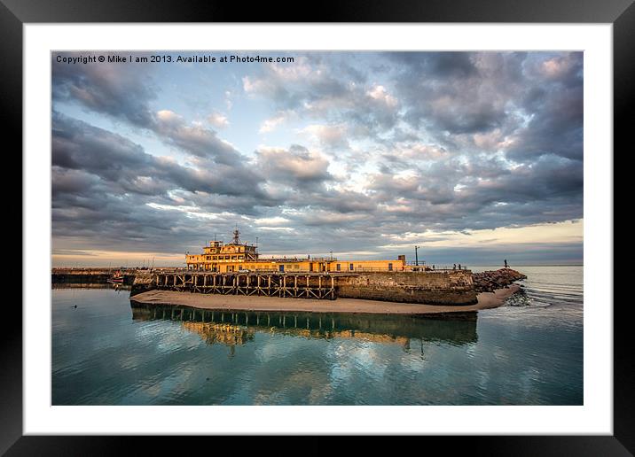 Royal Harbour Brasserie Framed Mounted Print by Thanet Photos