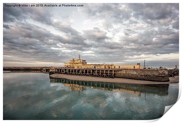 Royal Harbour Brasserie 2 Print by Thanet Photos