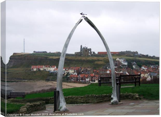 Whale Arch Canvas Print by Susan Mundell