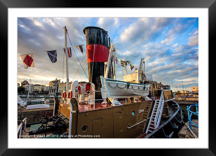 Cervia tugboat Framed Mounted Print by Thanet Photos