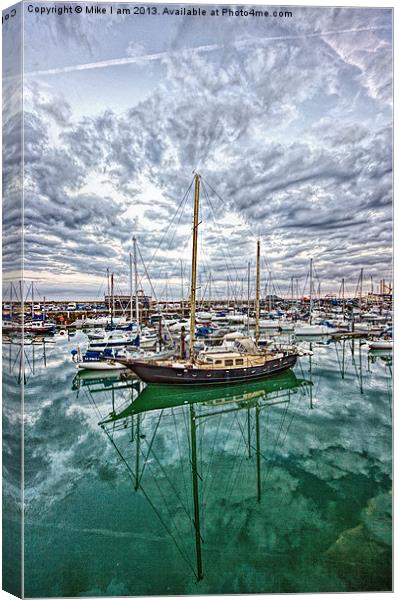 Ramsgate inner harbour Canvas Print by Thanet Photos