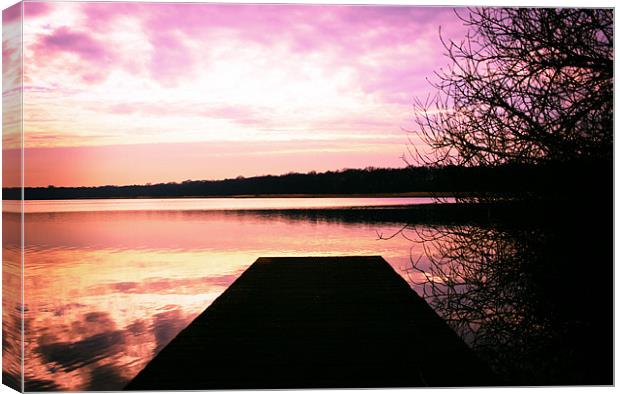 Sunset waterscape Canvas Print by Castleton Photographic