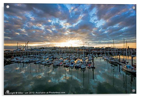 Sunset at Ramsgate Acrylic by Thanet Photos