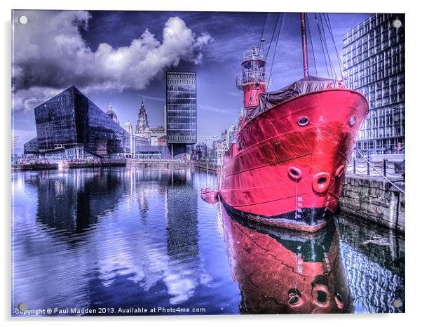 Canning Dock HDR Acrylic by Paul Madden