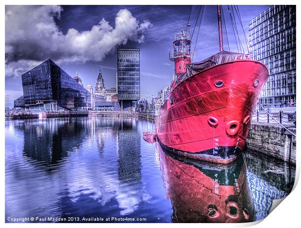 Canning Dock HDR Print by Paul Madden