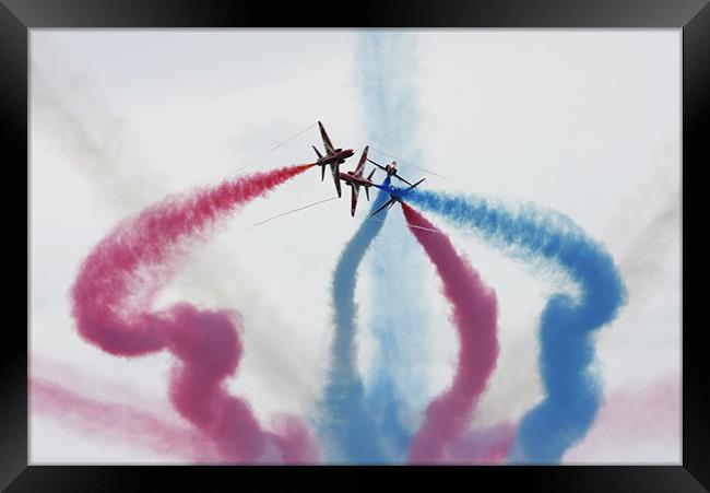 Red Arrows Framed Print by Tony Bates