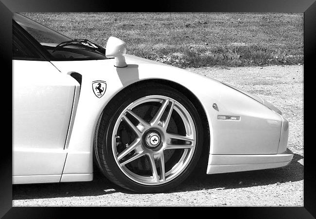 Ferrari Enzo Front Framed Print by Chris Walker