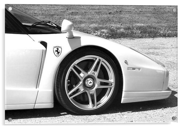 Ferrari Enzo Front Acrylic by Chris Walker