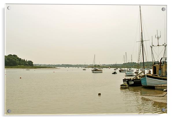 The Deben Estuary at Woodbridge Acrylic by graham young