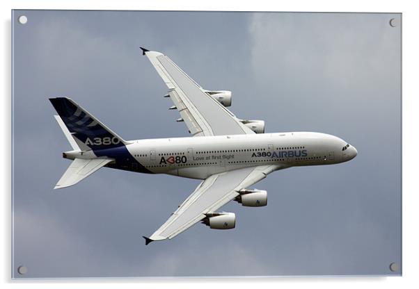 Airbus A380 Acrylic by Oxon Images