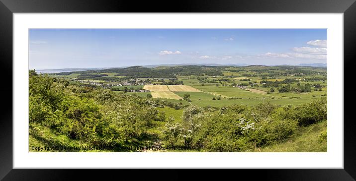 View of Cartmel & Southern Lakes Framed Mounted Print by Beverley Middleton